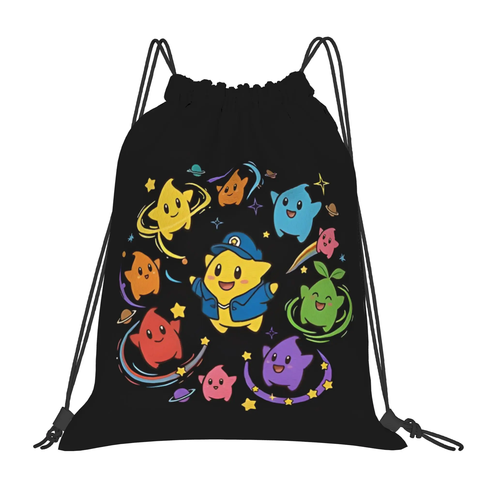 Lumalee 2  Portable Travel Drawstring Backpack Riding Backpack Gym Clothes Drawstring Bags