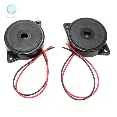 5pcs AT3527 35X8.7mm Passive Piezoelectric Wire Welding Buzzer 35 Ringing Telephone Small Power AC Wire Smoke Detector Buzzer