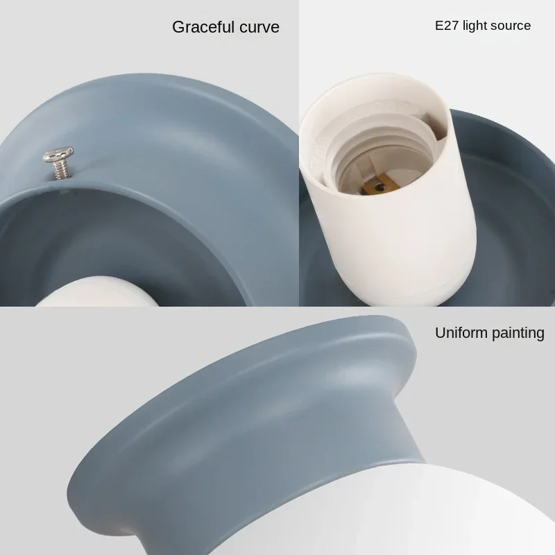 

Creative LED Ceiling Light Simple Modern Personality Macaron Color Ceiling Light Stairs Aisle Porch Ceiling Light