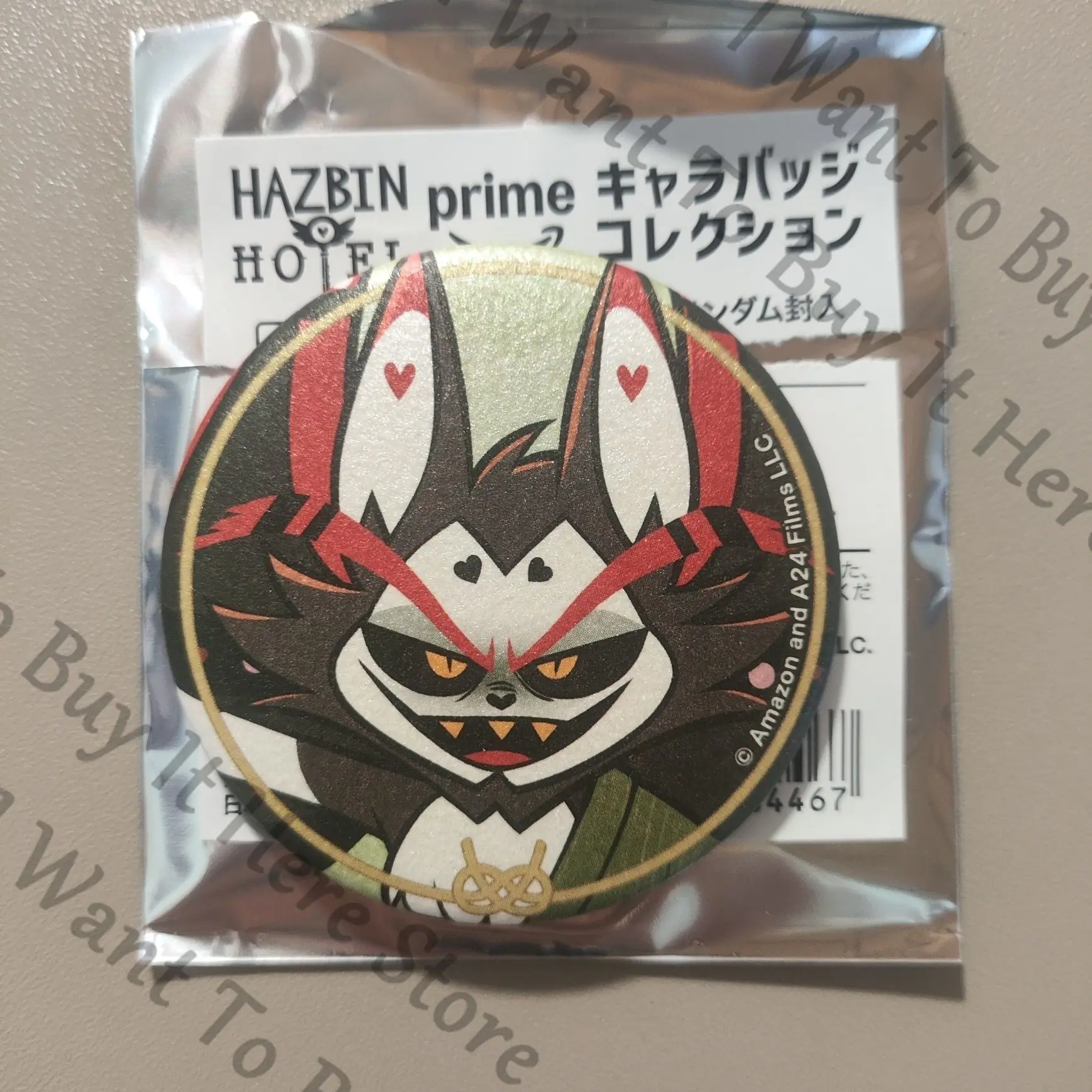 Genuine Anime Hazbin Hotel Charlie Vaggie Lucifer Morningstar Husk Cosplay Cartoon Badge Emblem Pendants Brooch Widget Fans Gift view 5