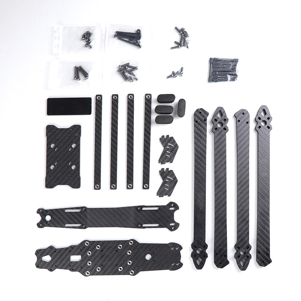 MARK4 V5 13 pulgadas 539mm distancia entre ejes Kit de marco de fibra de carbono con brazo de 7mm para RC FPV Freestyle Dron de carreras de largo alcance estante Quadcopter