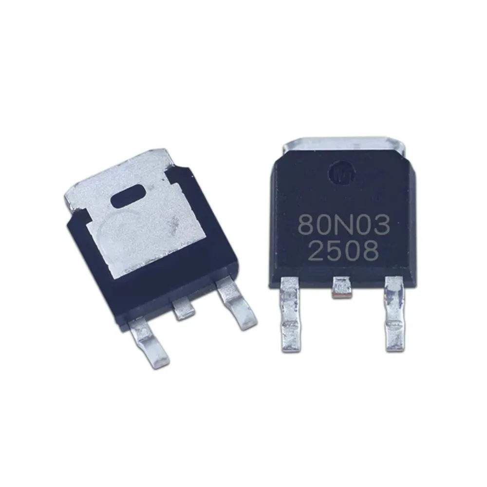 80N03 N-channel Metal-oxide-semiconductor Field-effect Transistor Module 80A/30V Surface Mount TO-252