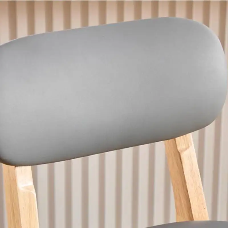 Decorative Piece Bar Chair Back Support Restaurant Backrest Counter High Bar Chair Office Ergonomic Taburete Cocina Furniture