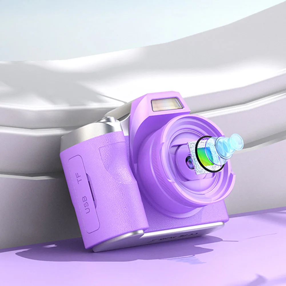 مسجل فيديو عالي الدقة 64 ميجابكسل من النوع C كاميرا فيديو محمولة قابلة لإعادة الشحن بقدرة 400 مللي أمبير في الساعة كاميرا رقمية كلاسيكية للمراهقين والكبار المبتدئين