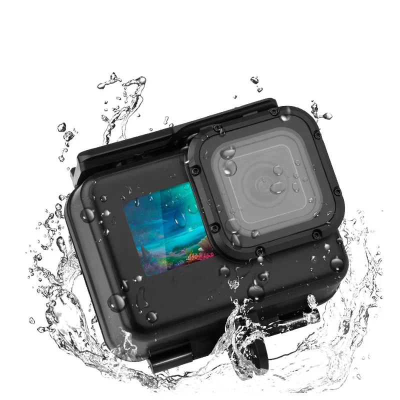 For Gopro 9 10 11 12 13 Accessories Waterproof Housing Case Diving Touch Door 50M Protective Protect Mount Shell For Go pro Hero