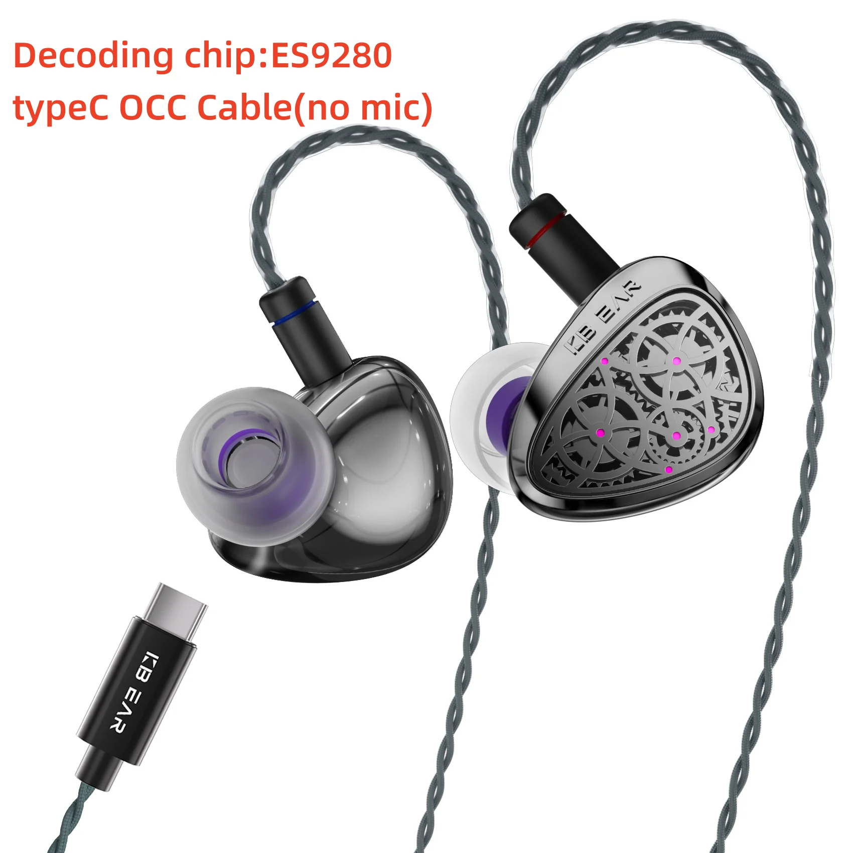 KBEAR Tourbillion-Pro 10mm DD 中華イヤホン KBEAR Tourbillon-Pro TB-PRO in-Earphone 10mm DD High Resolution