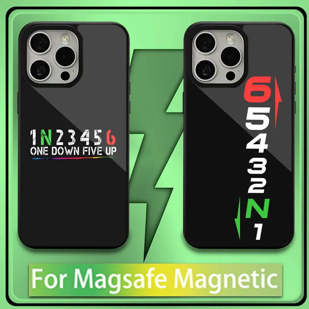 

1N23456 Motorcycle Phone Case For iPhone 16,15,14,13,12,11,Plus,Pro,Max,Mini Soft Magesafe Magnetic Wireless Charge