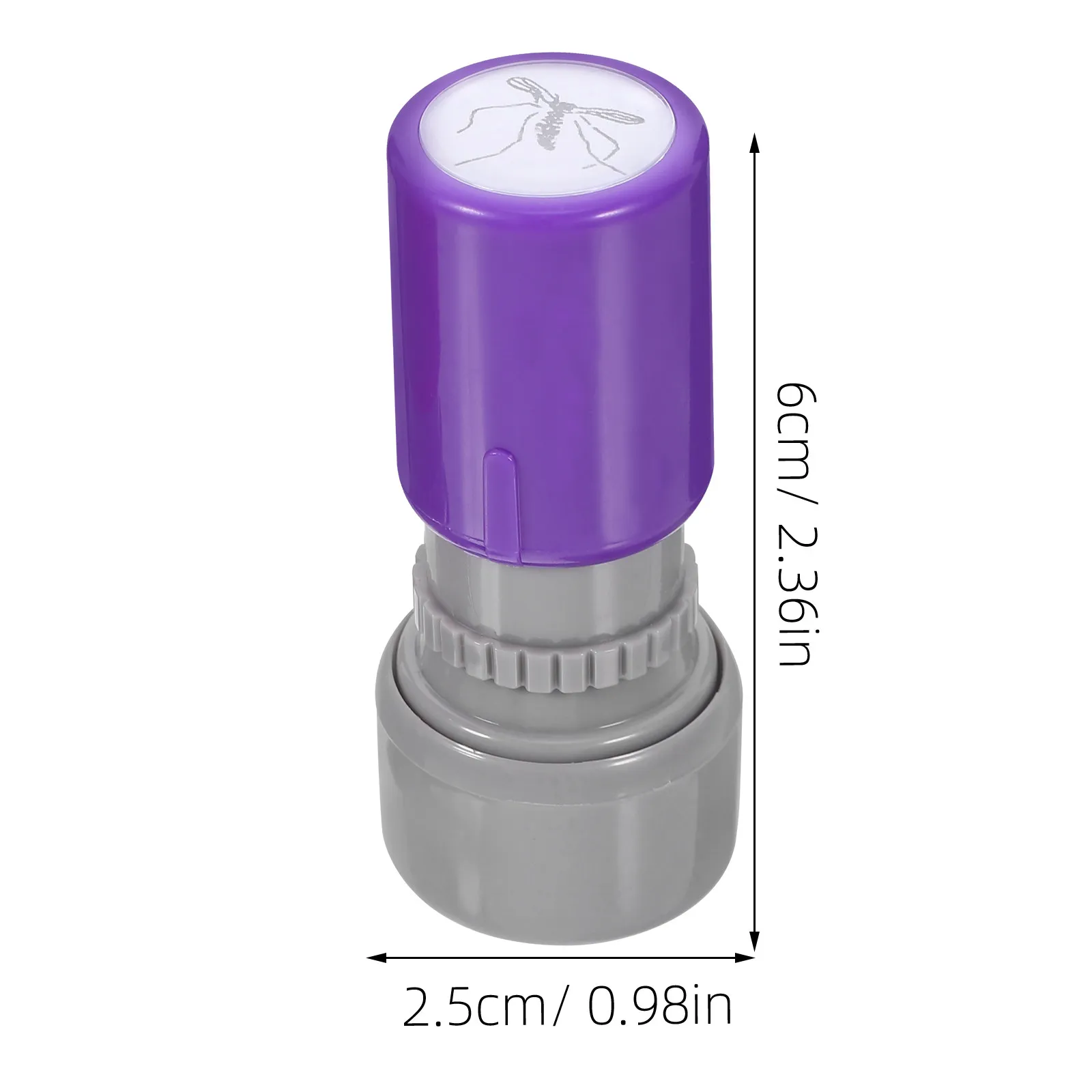 2 Stuks Nieuwigheid Muggen Stempel Zelfinktende Prank Tool Realistische Fake Mosquito Patroon Voor April Fool's Day Halloween Party Gag Gift