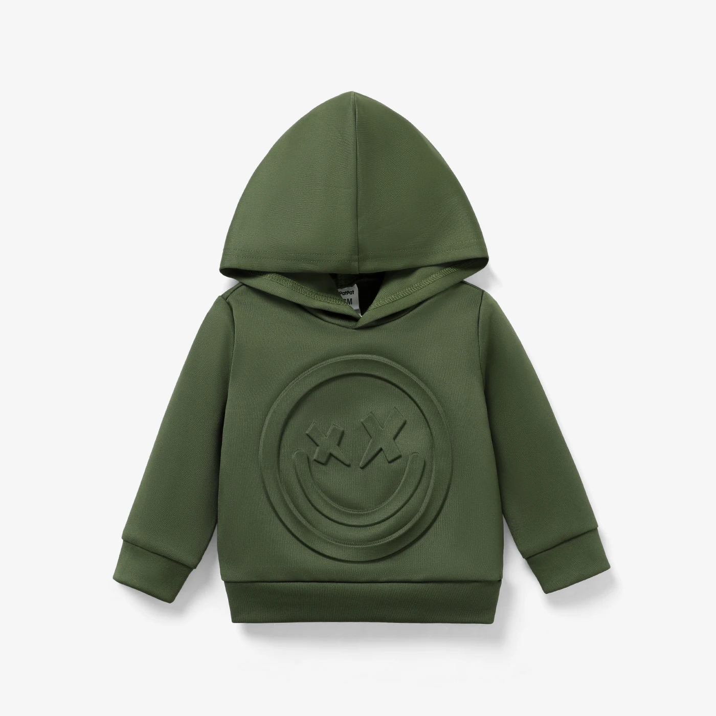 

PatPat Baby Boy Army Green Long-sleeve Graphic Hoodie