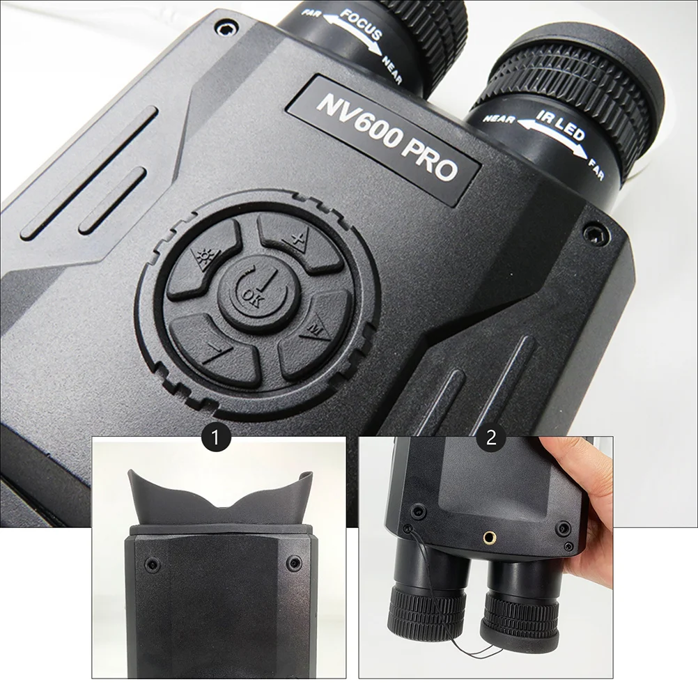 

1Set Digital Night Camera Adjustable Focus 8X Magnification Large Angle View Card Support Photo Video Playback Outdoor