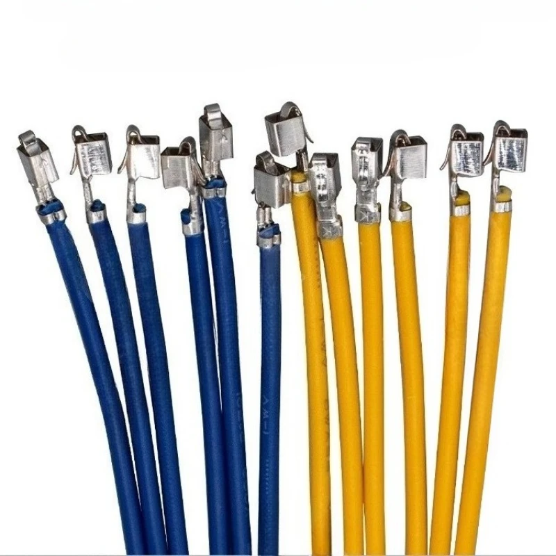 100pcs VH 3.96mm Pitch Electronic Wire Single /Double Head Terminal Crimp 10/15/ 20/30cm 500mm Without Housing 22AWG Harness