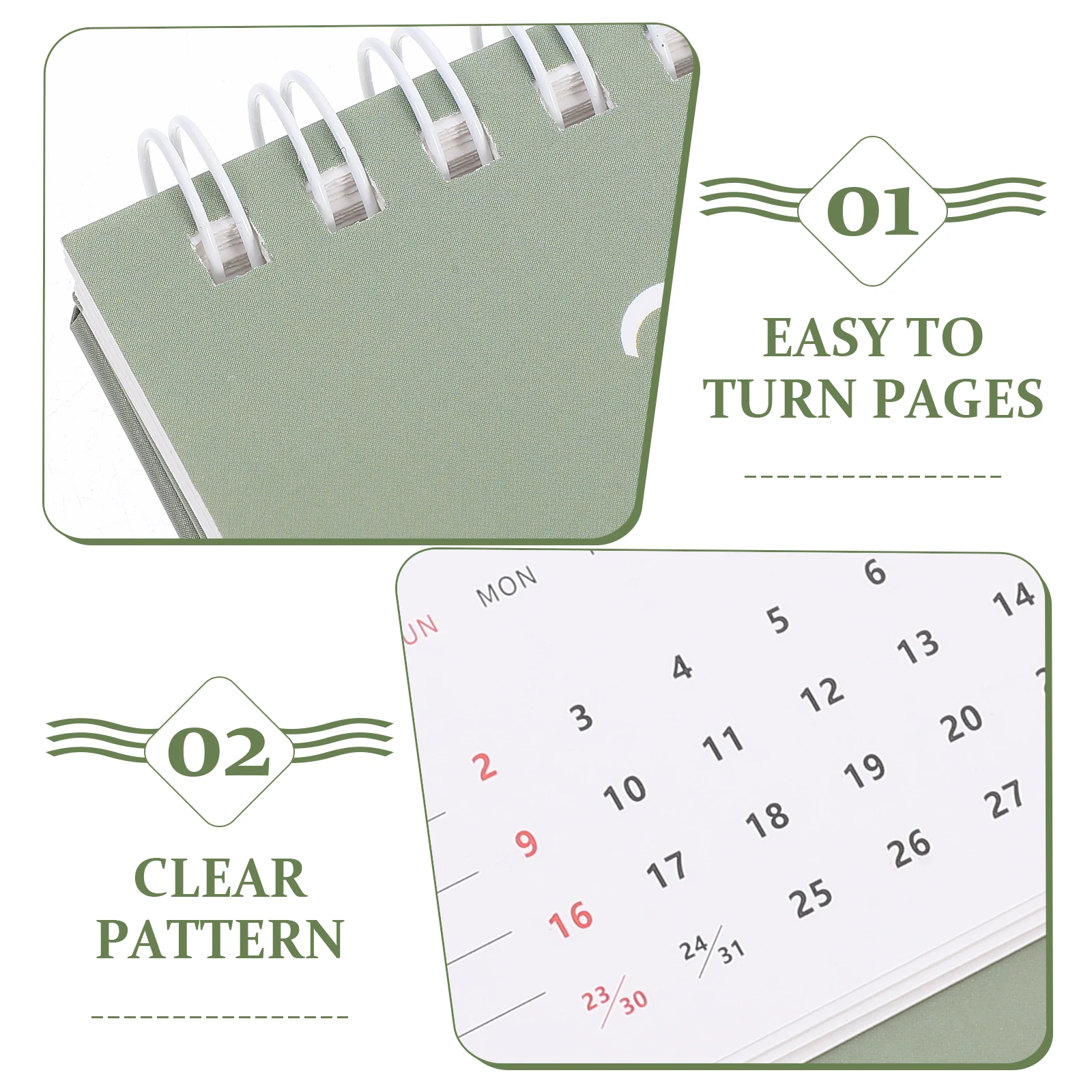 

Mini Desk 2025 Small Desktop Calendar For Office Home Decor Standing Monthly Flip Calendar Daily Use Household Supply