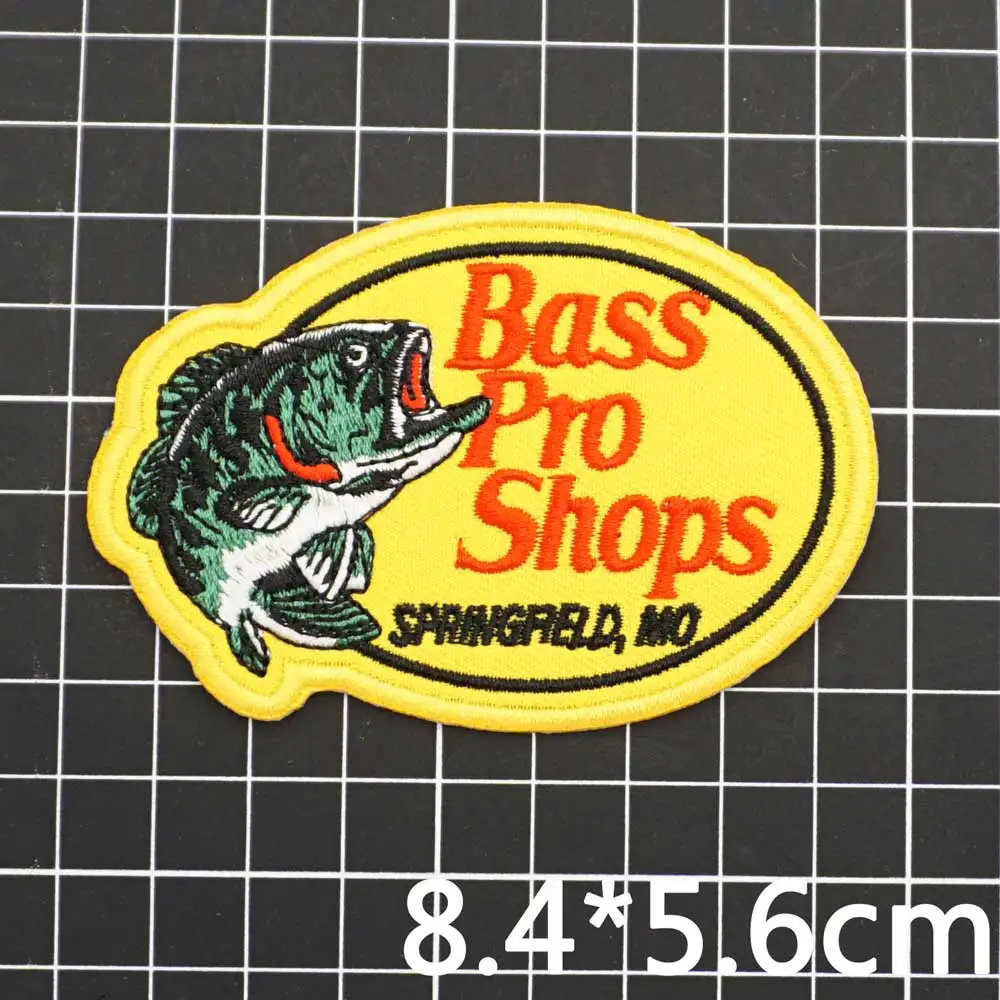 Bass pro shipping shop fishing Embroidered  Patch