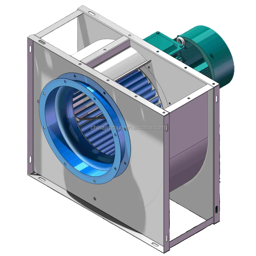 Factory High Efficiency Industrial Exhaust Ventilation Medium Pressure Blower Centrifugal Fan AC 220V~240V/380V 330W