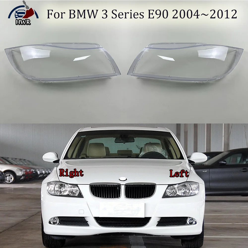 

Transparent Headlamp Cover Lamp Shade Front Headlight Shell Lampshade Lens shell For BMW 3 Series E90 2004~2012 Halogen