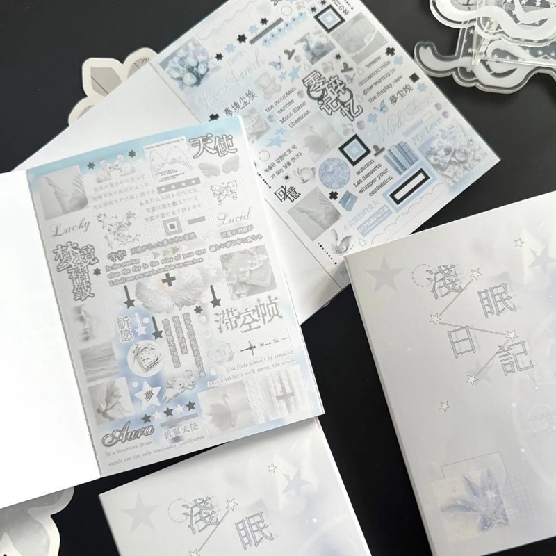 

32-страничные милые декоративные наклейки в корейском стиле, книга, скрапбукинг, чехол для телефона, сделай сам, журнал, материал для коллажа, наклейка, подарок