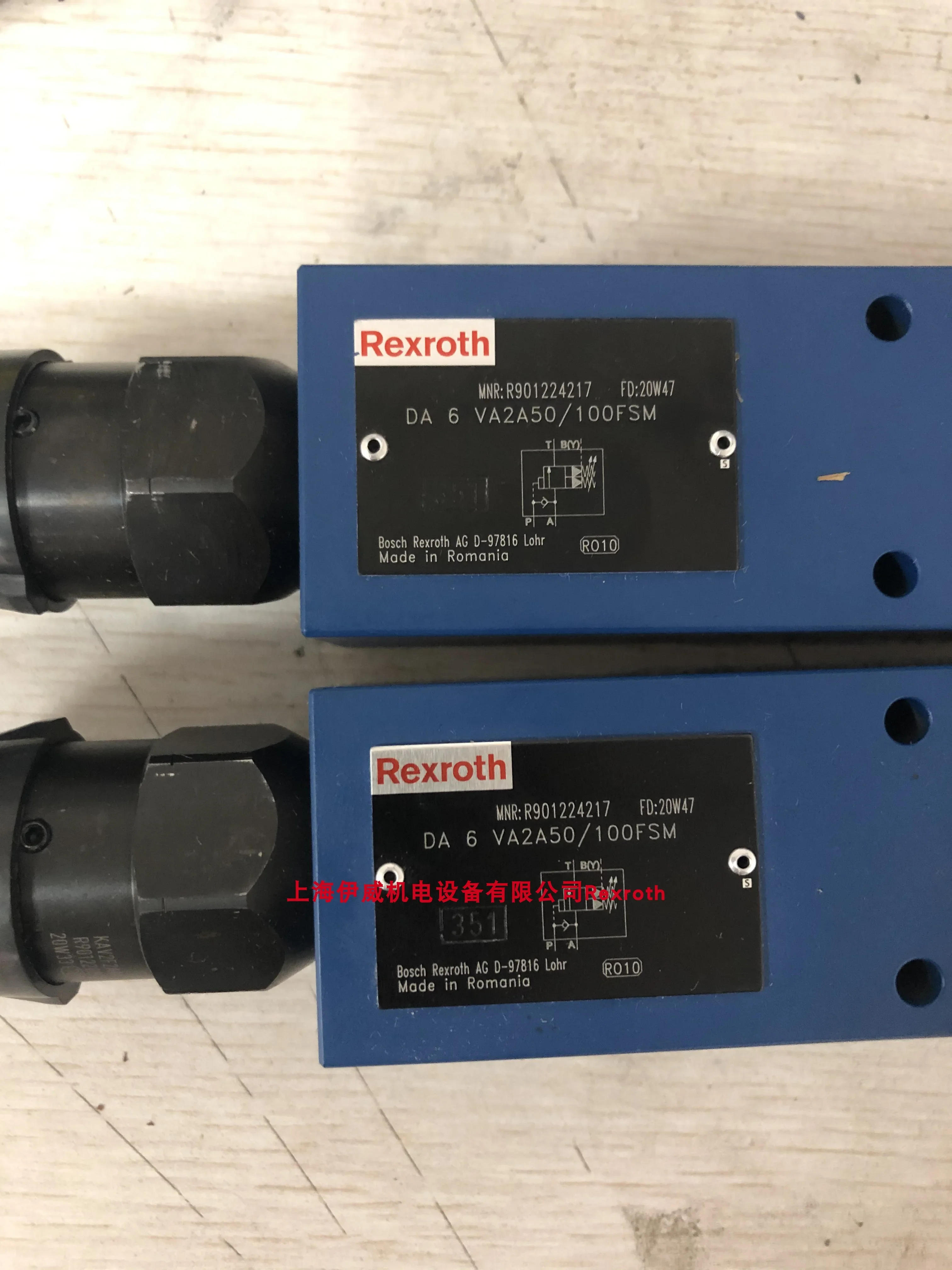 

DA6VA2A50/100FSM R901224217 NEW Hydraulic Valve DA 6 VA2A5X/100FSM German Original