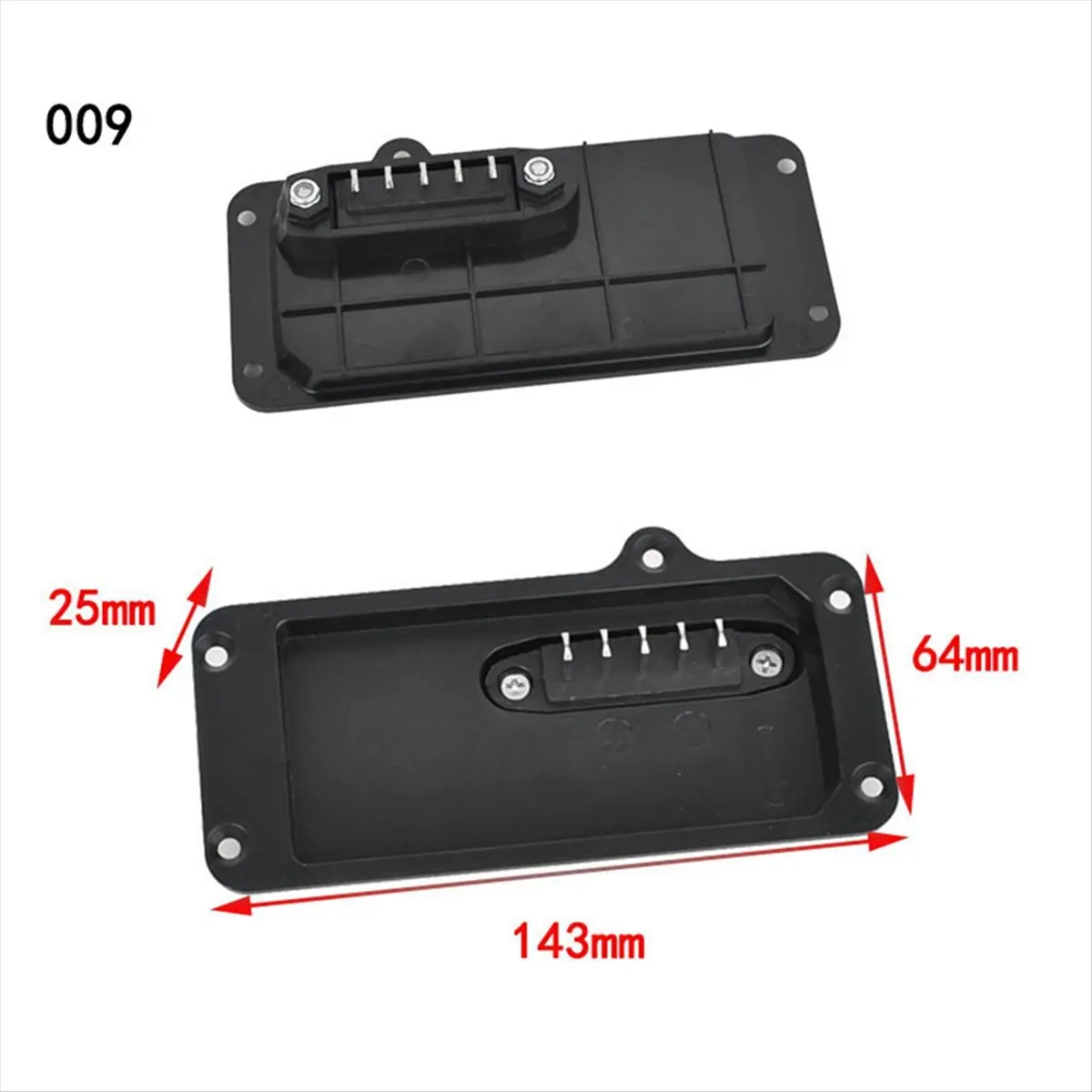 

AD10 Electric Bike Lithium Battery Box Folding Bicycle Battery Battery Case Aluminum Alloy Shell 18650 Holder Cover Style 009
