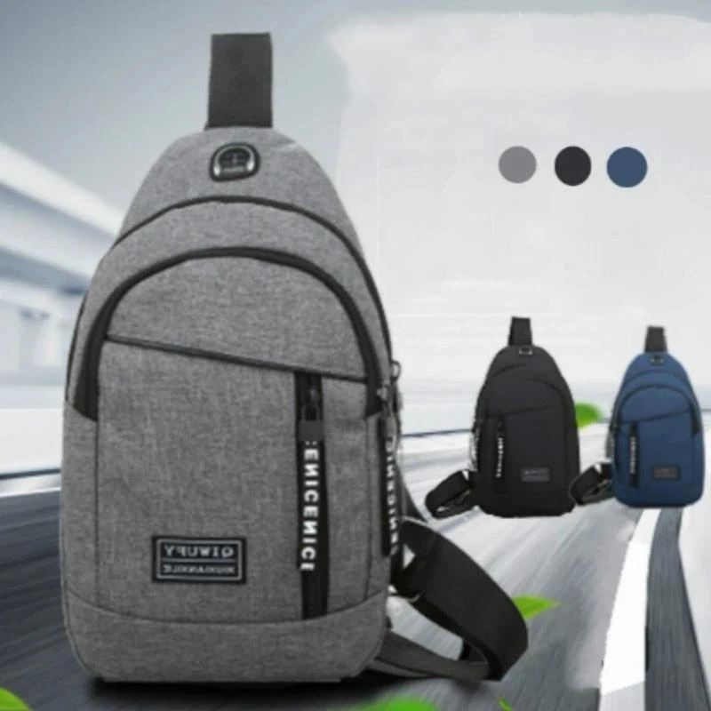 

New Men's Chest Bag Oxford Cloth Chest Bag Men And Women Shoulder Bag Outdoor Sports Messenger Bag Men's Oxford Cloth Chest Bag