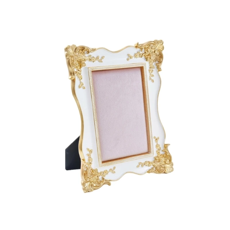 Decorative Jewelry Display Stand with Soft Lined Panel, Earring Holder Frame for Vanity, Dresser, Bedroom Home Use