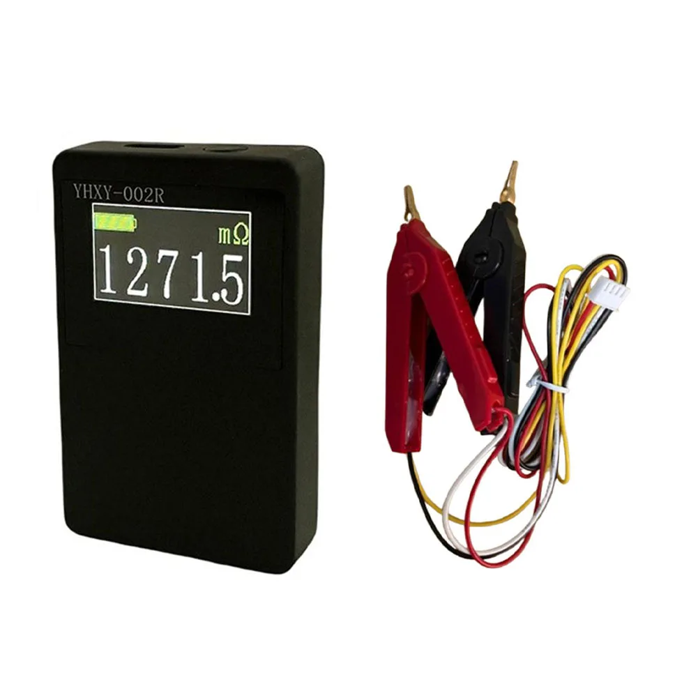 

YHXY-002R Resistance Tester Host With Test Clip Kit 0.0001 DC Ohm -20 Ohm 0.03% Resistance Tester Short Circuit Tester Tools