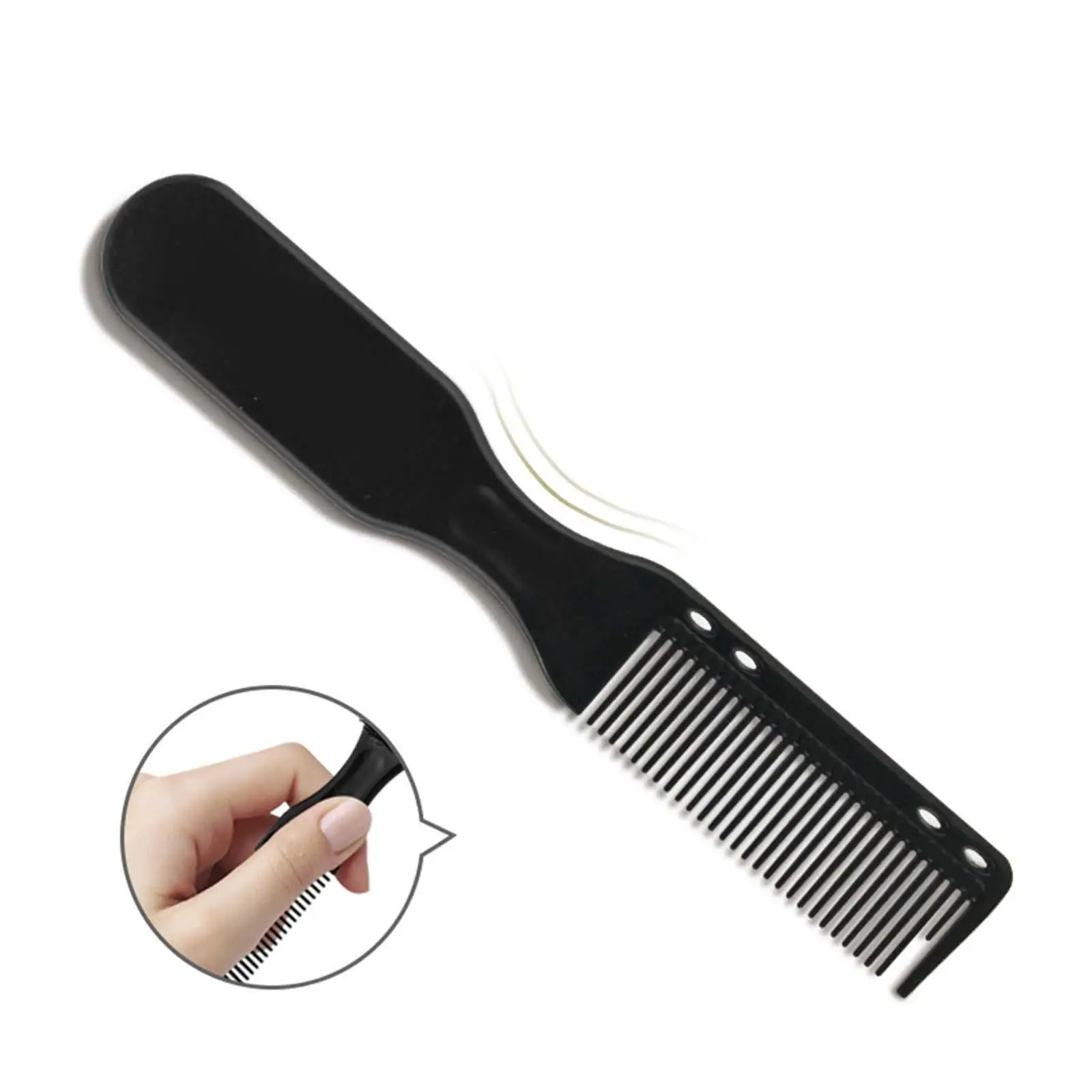 Barber Comb Brush Dual Ended Beard and Hair Styling Tool Salon Accessories for Barbershop and Home
