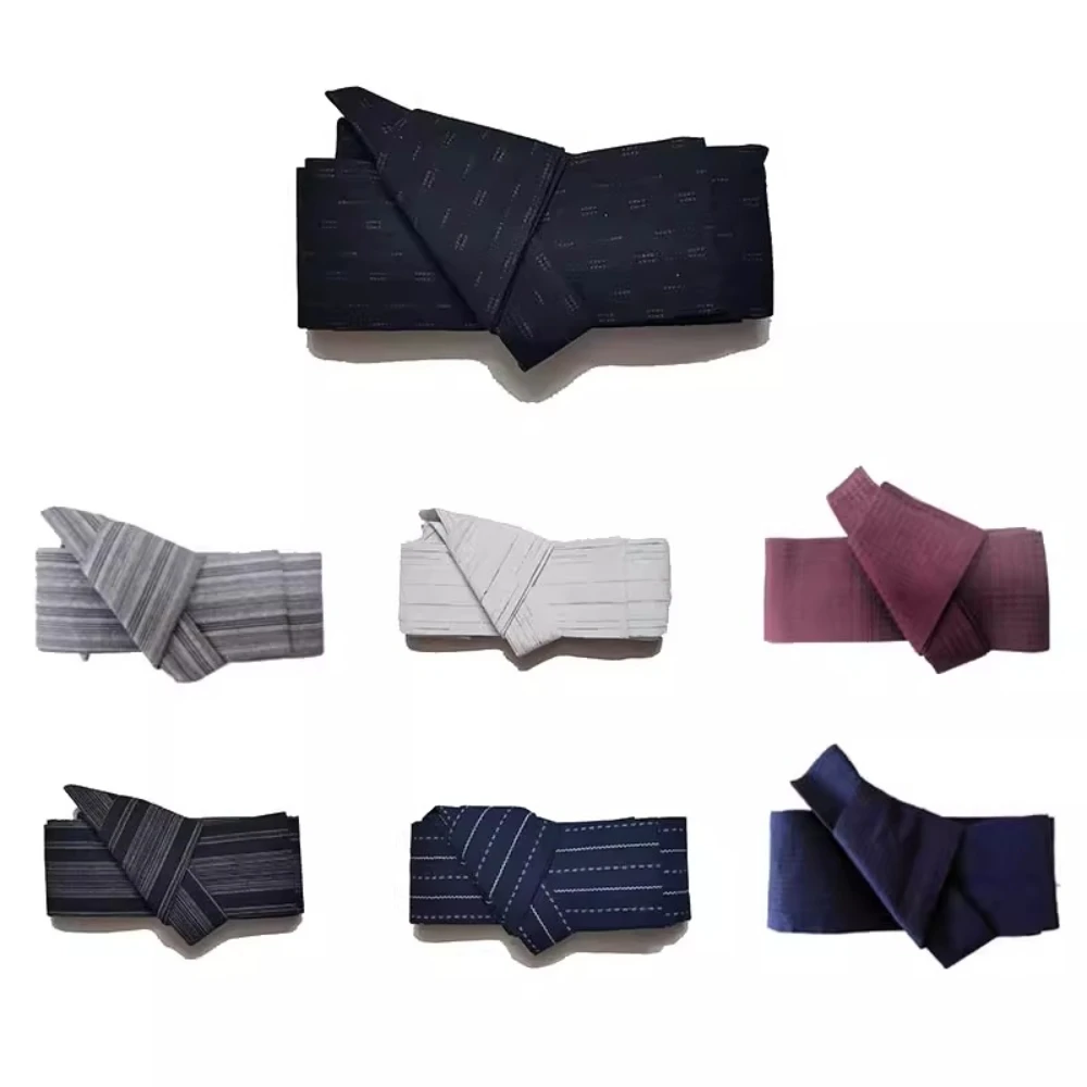 Japanese Kimono Belt, Men Yukata Rigid Kaku Obi Belt, Easy Tie Strap, Styling Belt Velcro Waist Wrap Cosplay
