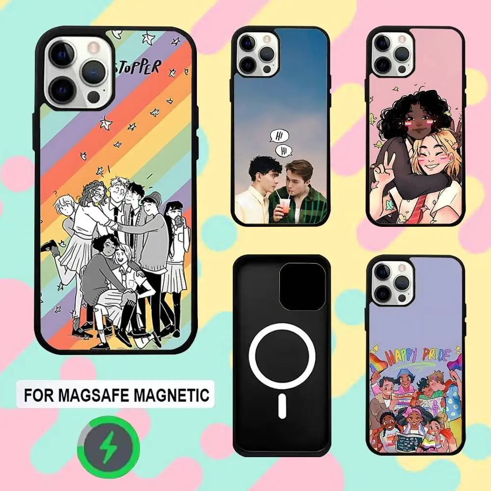 

H-Heartstopper TV Phone Case For iPhone 16e,16,15,14,13,12,11,Plus,Pro,Max,Mini Magsafe Magnetic Wireless Charging