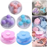 3/2pcs Washing Machine Hair Filter Reusable Laundry Ball Pet Hair Remover Clothes Hair Catcher Hair Clear Tools Laundry Products