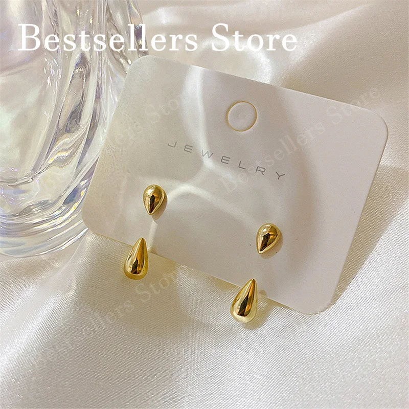 

Серьги-капли из стерлингового серебра 925 пробы / с золотым покрытием: модные, женские, очаровательные, для свадьбы, ювелирные украшения в подарок на Рождество