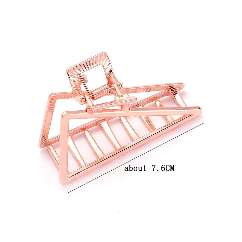 Multi Style Gold Metal Hair Claw Clips Hollow Geometric Butterfly Jaw Clips Strong Hold Non Slip Hair Crab Clamp for Women Thick