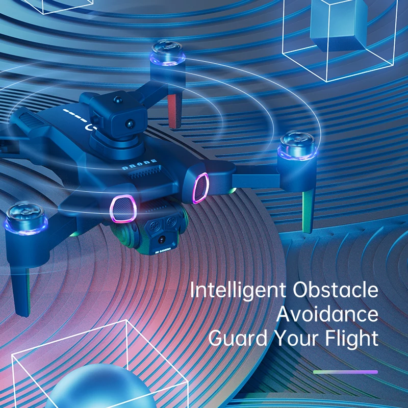 Drone à moteur sans balais à double caméra haute définition, évitement d'obstacles intelligent, transmission d'image en temps réel, cascade JJRC H117