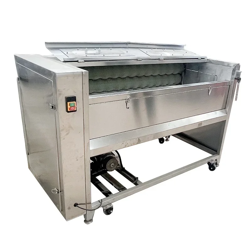 

Potato hair roller cleaning machine, commercial, fully automatic, sweet potato radish cleaning and peeling machine