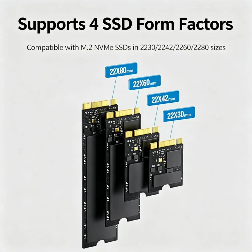 Dual M.2 NVMe SSD to PCIe 3.0 X8 Expansion Card Adapter with Heatsink Support 2230 2242 2260 2280 M Key B&M Key