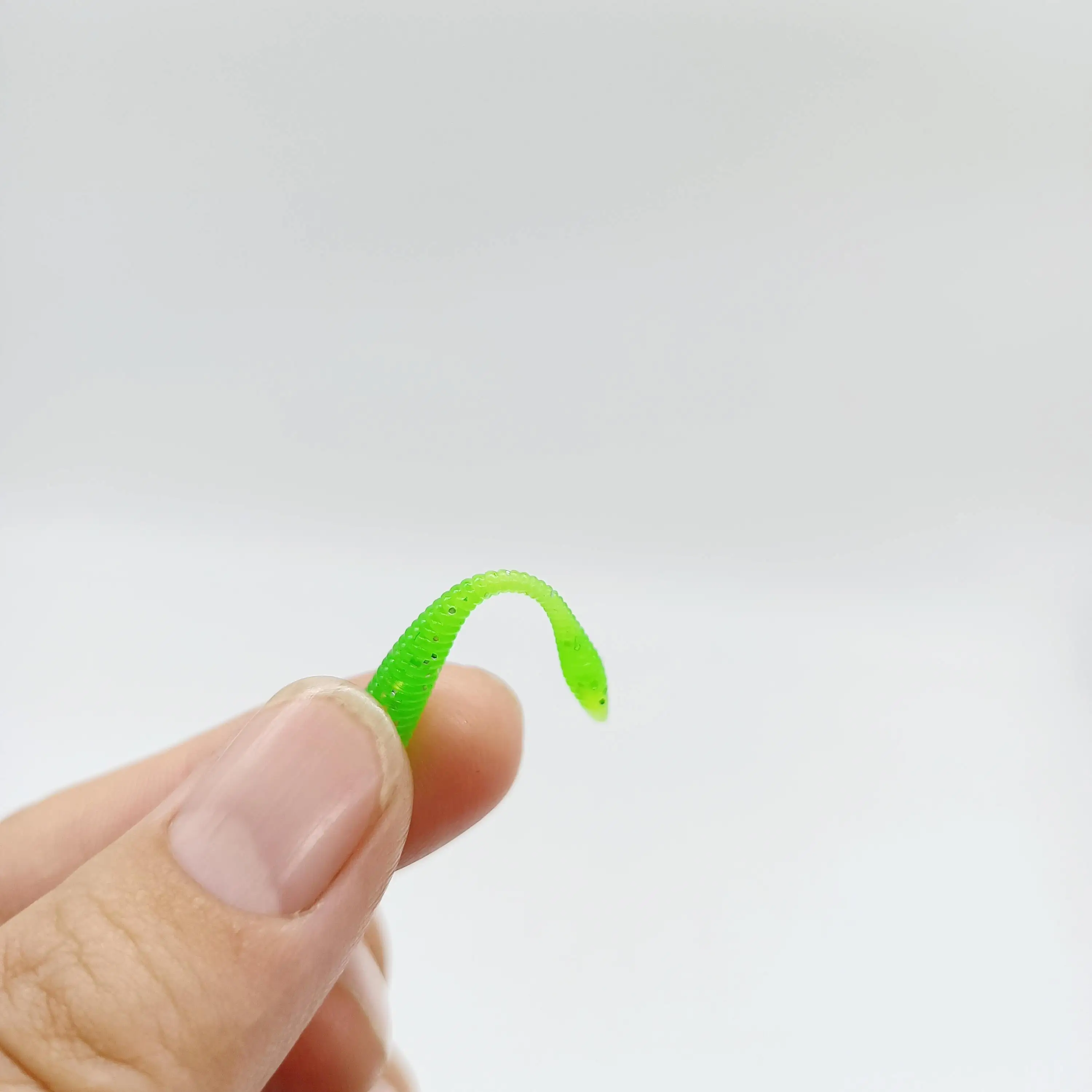 DUODUOYU 10PCS  Mini Soft Fishing Lure 0.2g/38mm Small Silicone Bait Isca Artificial  Jig Wobbler Soft Worm Carp Fishing Tackle image 3