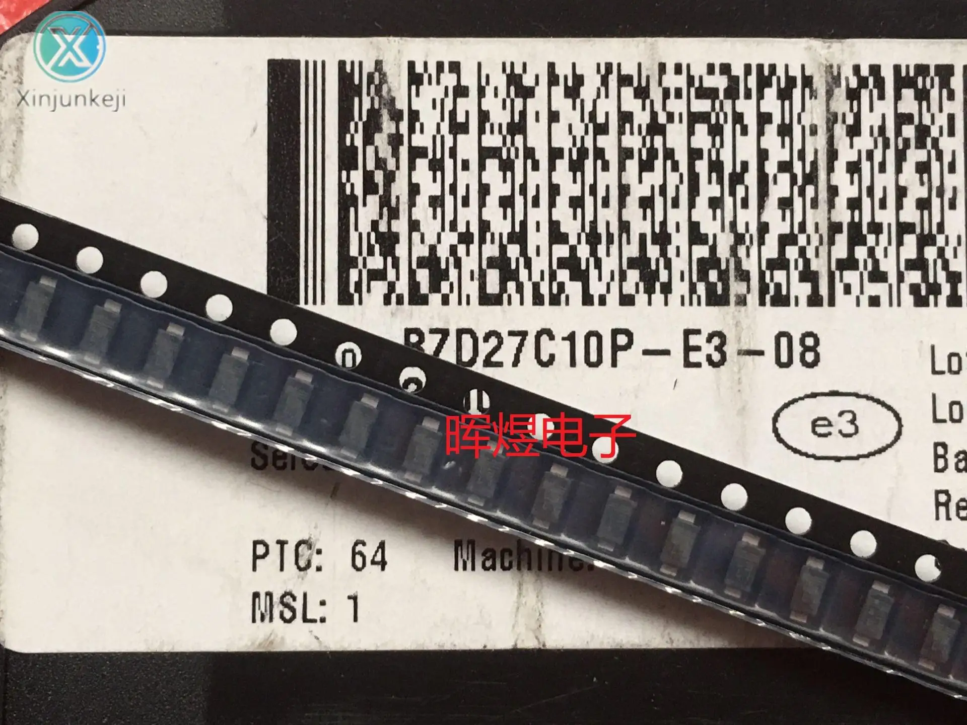 30 pces original novo BZD27C10P-E3-08 smd zener diodo sod123 e1