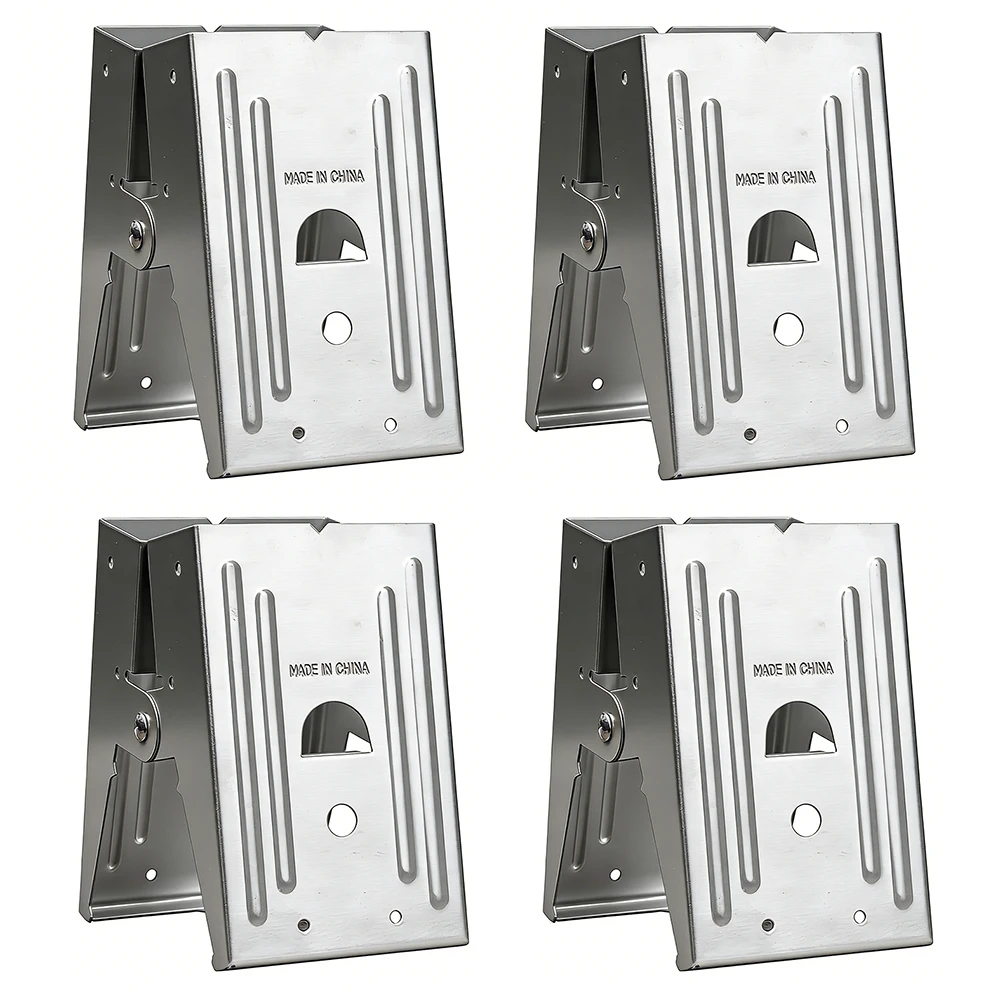 4Pcs Sawhorse Bracket, Durable & Easy Metal Brackets for Creating Sturdy & Reliable Sawhorses Woodworking Table Bracket Tools