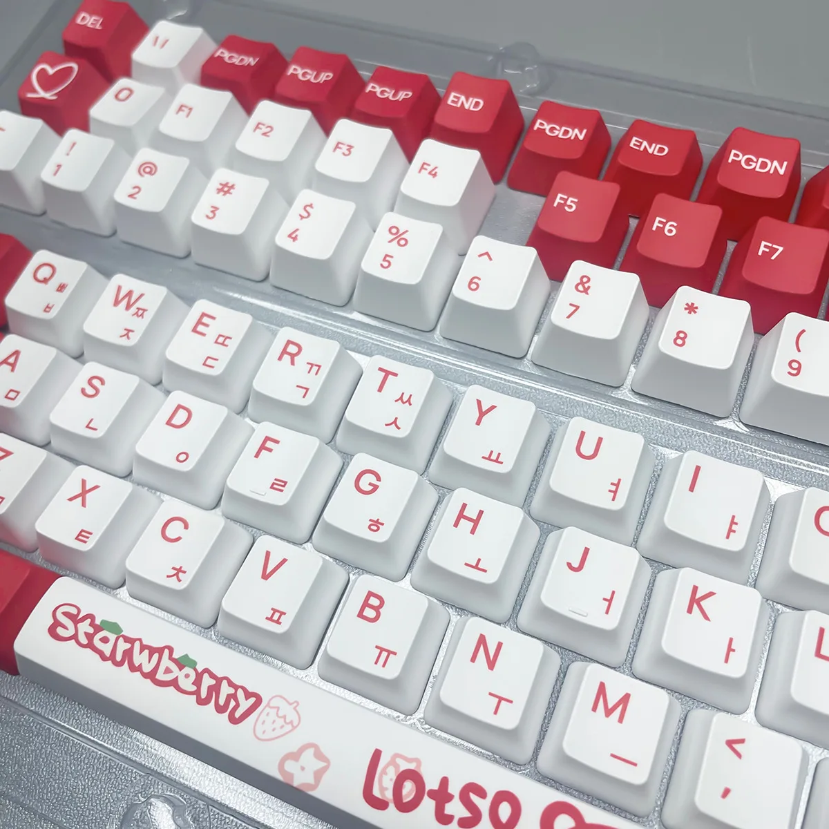 

Колпачки для клавиш Lotso, корейская XDA, высота, PBT, сублимационная краска для механической клавиатуры AULA F75 Ajazz Akko Fun60 Pro Mad 60he 68he Game