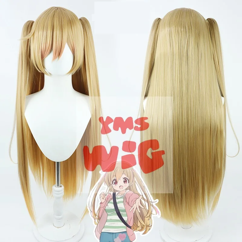 Slow Loop Minagi Koharu Cosplay Wig Yoshinaga Koi Long Straight Curly Ponytails Synthetic Hair Anime Girls Headwear