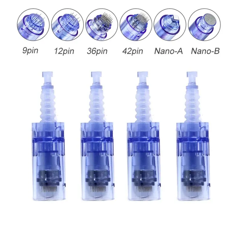 10/50/100 szt. 12/36pin Wkład z igłami do Dermapena Mikroigły Nano Końcówka do Dermapena A6 Wkład Igła Meso Maszyna Kosmetyczna