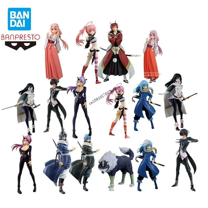 

В наличии Bandai Banpresto Original That Time I Got Reincarnated As A Slime Otherworlder Rimuru Shion Souei Diablo Фигурка Коллекционировать