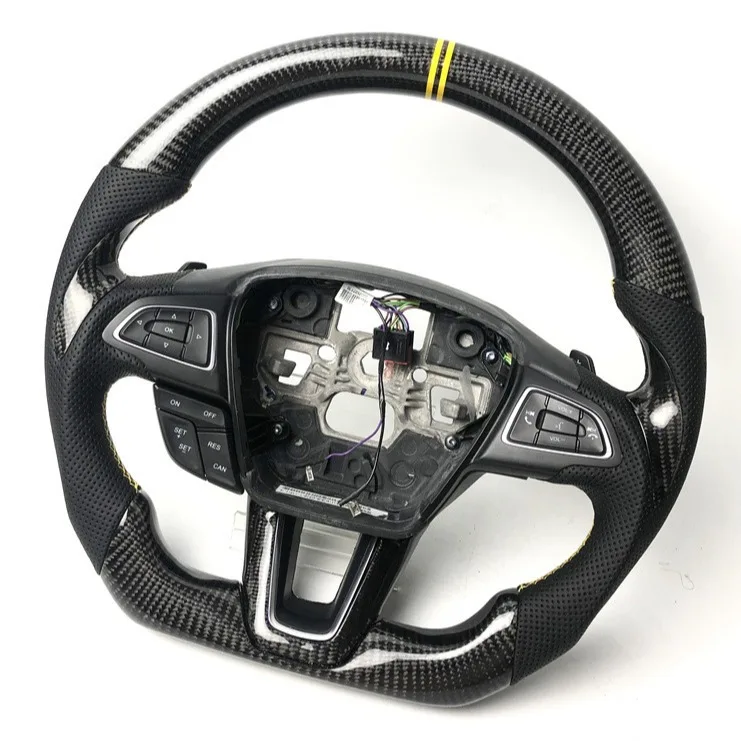 

Подходит для Ford Focus Forex Ruiji Taurus возвращается стандартной модификации рулевого колеса из углеродного волокна.