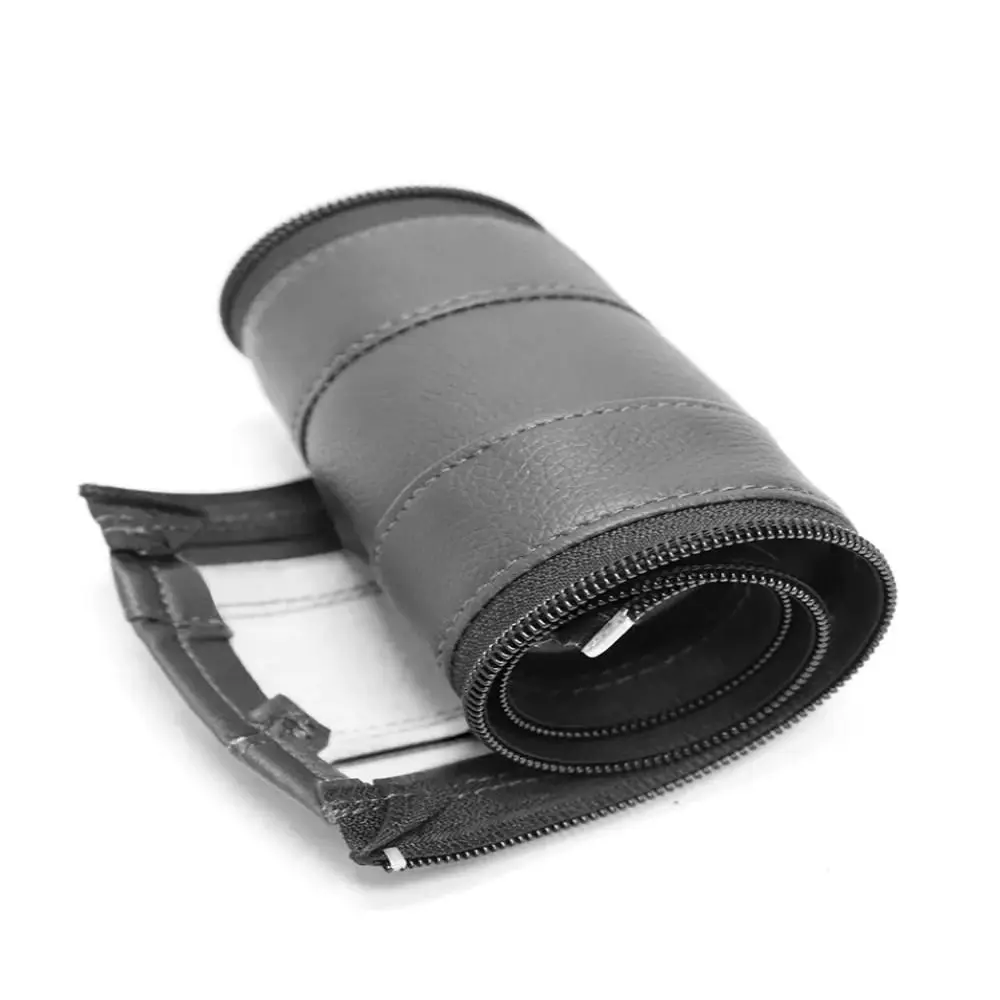 Чехол из искусственной кожи для ручек, съемный моющийся чехол для ремня, аксессуары для коляски