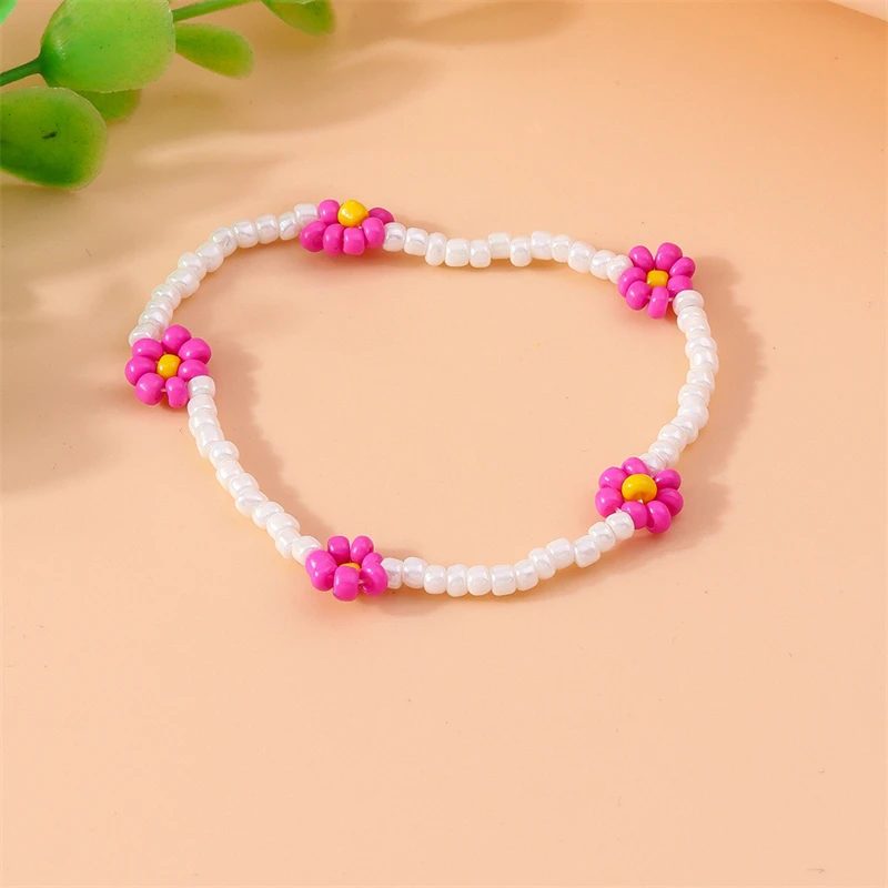 Böhmisches handgefertigtes Armband mit bunten Perlen für Damen, süßes Blumen-Perlenarmband, Party-Schmuck, Geschenke für Mädchen – Detail 11