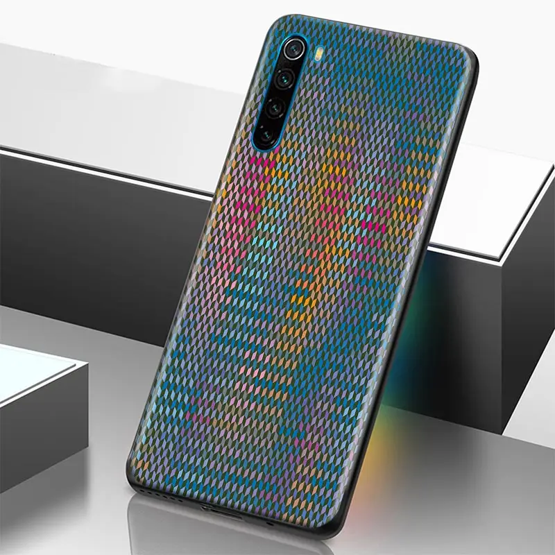 Carbon Fiber Phone Case For Xiaomi Redmi Note 11 10 9 8 Pro 9S 8A 10S 11S Soft Cover For Redmi Note 8Pro 10Pro
