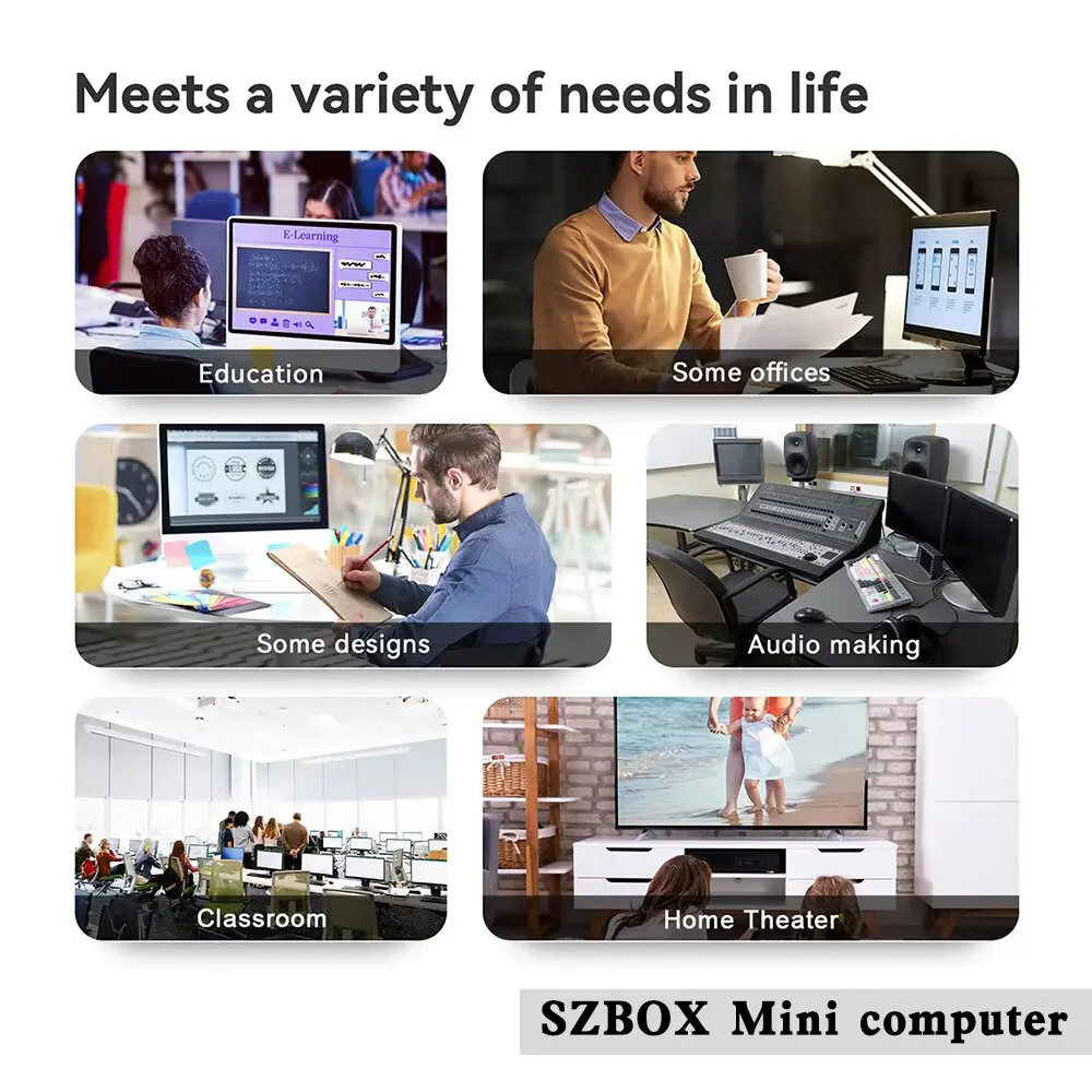 SZBOX Z66 Ryzen 5 6600H Mini PC / Z13 Intel Core i7-13620H Mini PC