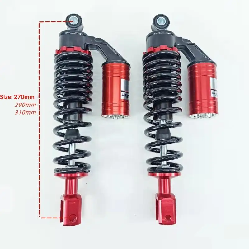 Weatherproof Motorcycle Rear Shock Absorber Hydraulic Adjustable Spring Suspension Damper for Off-Road Adventures
