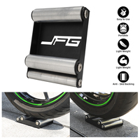 Motorcycle Universal Tire Cleaning Stand Tire Wash Bracket Portable Chain Clean Durable Roller Ramp Lift For KTM Kawasaki Suzuki