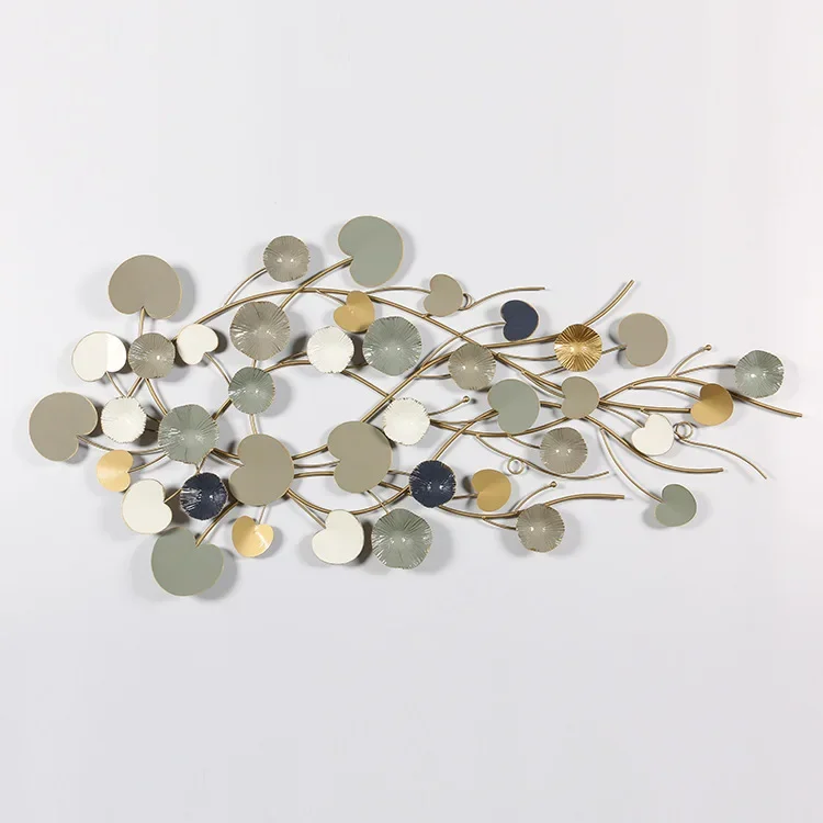 High-end decorations for light luxury hotels, living room sofa feature walls, hanging decorations, dining room decorations