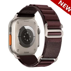 alpine strap loop For apple watch band 44mm 40mm 49mm 45mm 41mm 38mm 42mm Nylon correa bracelet iwatch series 9 SE 6 7 8 Ultra 2